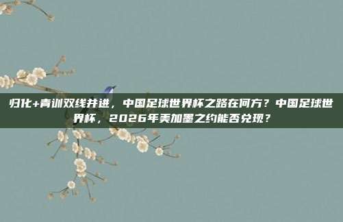 归化+青训双线并进，中国足球世界杯之路在何方？中国足球世界杯，2026年美加墨之约能否兑现？