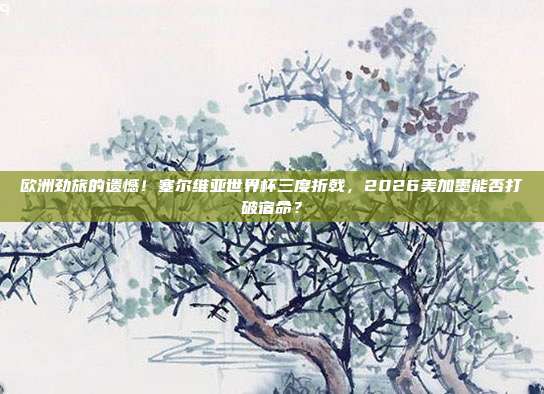 欧洲劲旅的遗憾！塞尔维亚世界杯三度折戟，2026美加墨能否打破宿命？