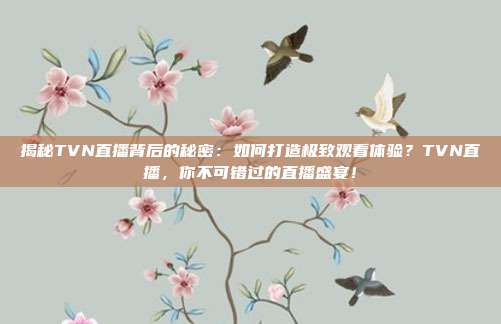 揭秘TVN直播背后的秘密：如何打造极致观看体验？TVN直播，你不可错过的直播盛宴！