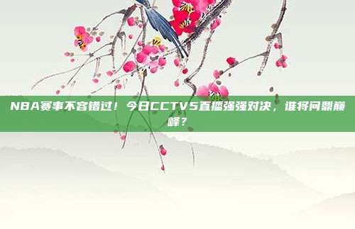 NBA赛事不容错过！今日CCTV5直播强强对决，谁将问鼎巅峰？