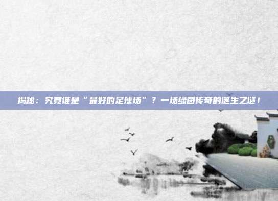 揭秘：究竟谁是“最好的足球场”？一场绿茵传奇的诞生之谜！