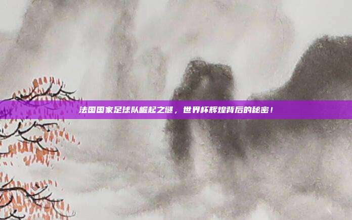 法国国家足球队崛起之谜，世界杯辉煌背后的秘密！