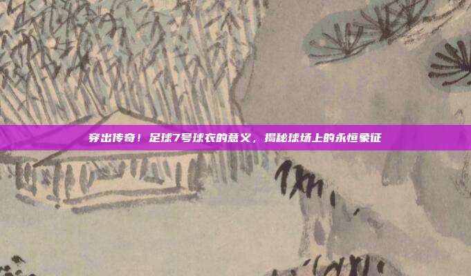 穿出传奇！足球7号球衣的意义，揭秘球场上的永恒象征