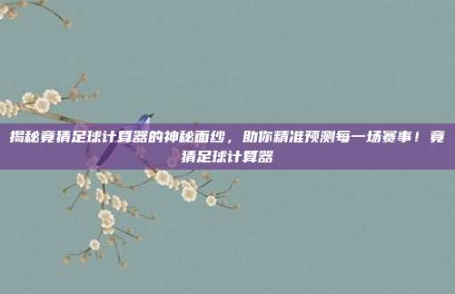 揭秘竟猜足球计算器的神秘面纱，助你精准预测每一场赛事！竟猜足球计算器
