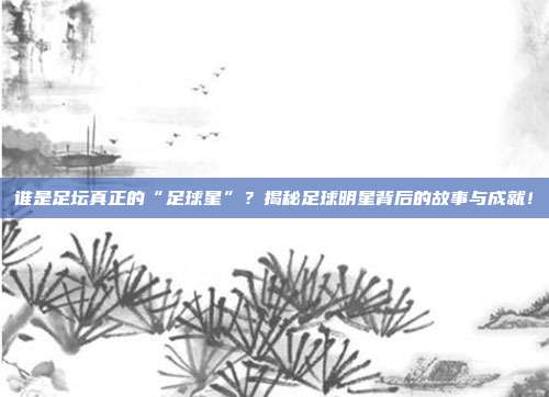 谁是足坛真正的“足球星”？揭秘足球明星背后的故事与成就！