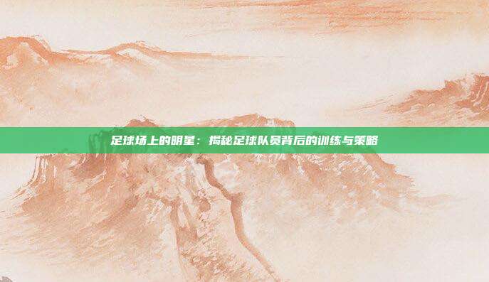 足球场上的明星：揭秘足球队员背后的训练与策略