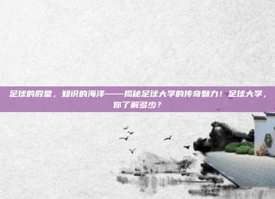 足球的殿堂，知识的海洋——揭秘足球大学的传奇魅力！足球大学，你了解多少？