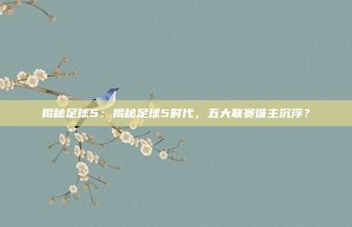 揭秘足球5：揭秘足球5时代，五大联赛谁主沉浮？