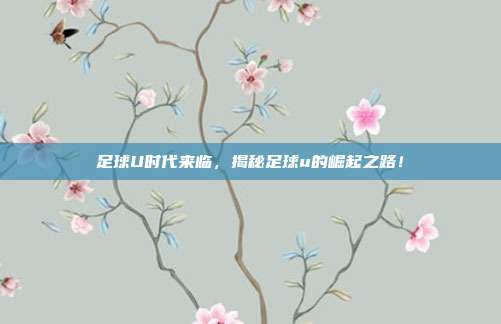 足球U时代来临，揭秘足球u的崛起之路！