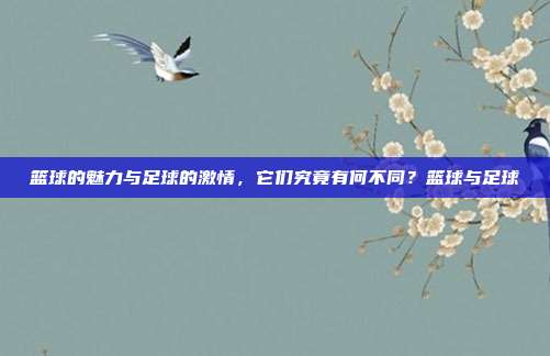 篮球的魅力与足球的激情，它们究竟有何不同？篮球与足球
