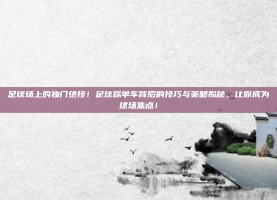 足球场上的独门绝技！足球踩单车背后的技巧与策略揭秘，让你成为球场焦点！