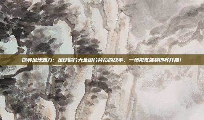 探寻足球魅力：足球照片大全图片背后的故事，一场视觉盛宴即将开启！