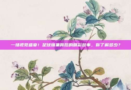 一场视觉盛宴！足球锦集背后的精彩故事，你了解多少？