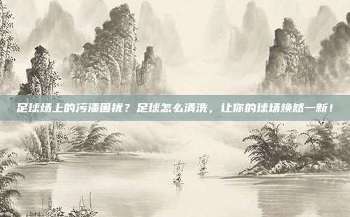足球场上的污渍困扰？足球怎么清洗，让你的球场焕然一新！