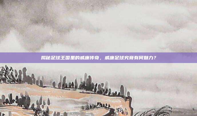 揭秘足球王国里的威廉传奇，威廉足球究竟有何魅力？