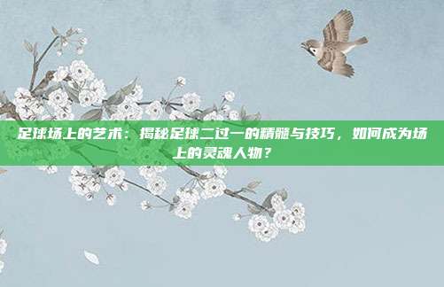 足球场上的艺术：揭秘足球二过一的精髓与技巧，如何成为场上的灵魂人物？