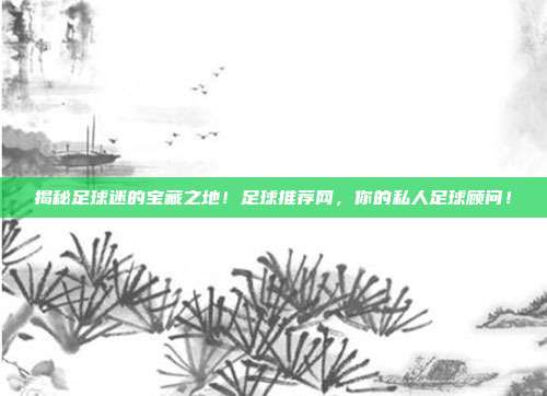 揭秘足球迷的宝藏之地！足球推荐网，你的私人足球顾问！