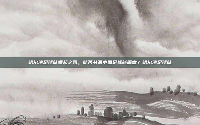 哈尔滨足球队崛起之路，能否书写中国足球新篇章？哈尔滨足球队