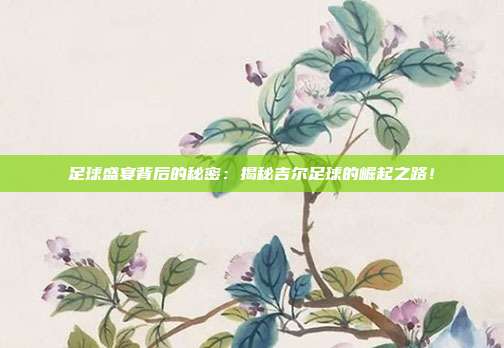 足球盛宴背后的秘密：揭秘吉尔足球的崛起之路！