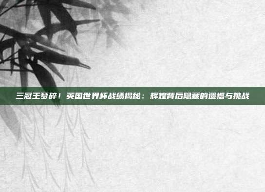三冠王梦碎！英国世界杯战绩揭秘：辉煌背后隐藏的遗憾与挑战