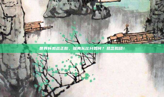 世界杯激战正酣，瑞典队比分如何？悬念揭晓！