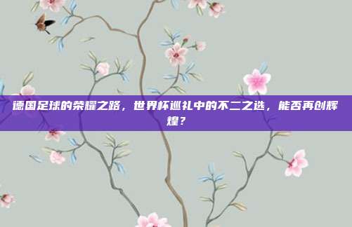 德国足球的荣耀之路，世界杯巡礼中的不二之选，能否再创辉煌？
