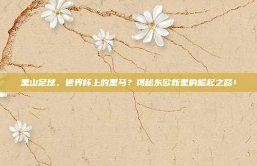 黑山足球，世界杯上的黑马？揭秘东欧新星的崛起之路！