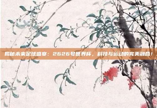 揭秘未来足球盛宴：2626号世界杯，科技与运动的完美融合！
