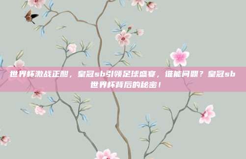 世界杯激战正酣，皇冠sb引领足球盛宴，谁能问鼎？皇冠sb 世界杯背后的秘密！