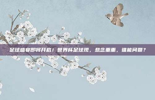 足球盛宴即将开启！世界杯足球现，悬念重重，谁能问鼎？