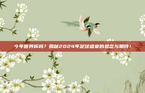 今年世界杯吗？揭秘2024年足球盛宴的悬念与期待！