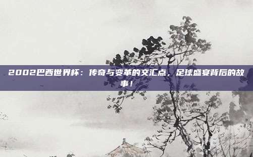 2002巴西世界杯：传奇与变革的交汇点，足球盛宴背后的故事！