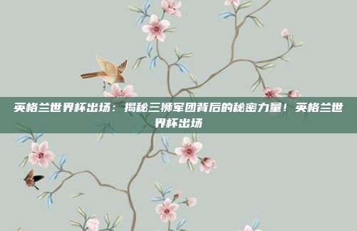 英格兰世界杯出场：揭秘三狮军团背后的秘密力量！英格兰世界杯出场