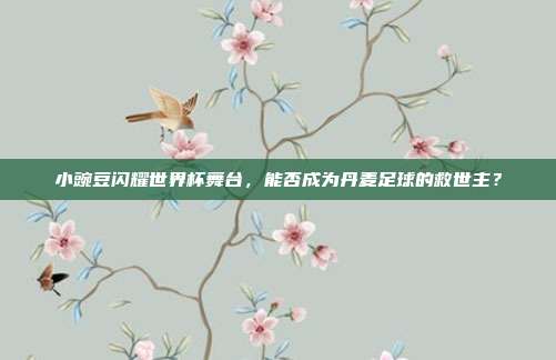 小豌豆闪耀世界杯舞台，能否成为丹麦足球的救世主？