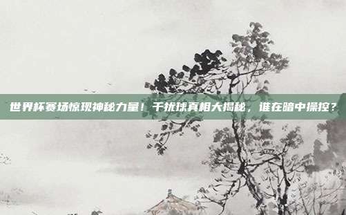 世界杯赛场惊现神秘力量！干扰球真相大揭秘，谁在暗中操控？