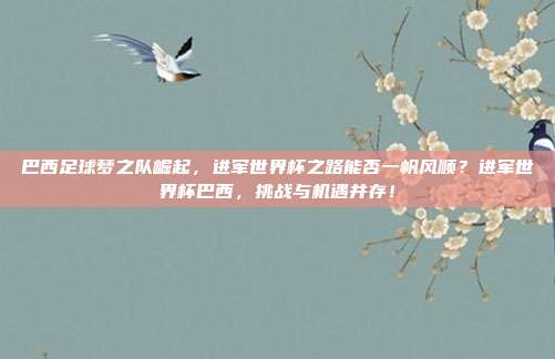 巴西足球梦之队崛起，进军世界杯之路能否一帆风顺？进军世界杯巴西，挑战与机遇并存！