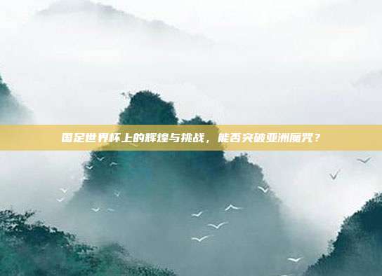 国足世界杯上的辉煌与挑战，能否突破亚洲魔咒？