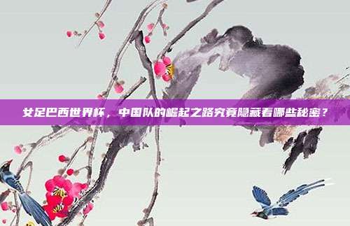 女足巴西世界杯，中国队的崛起之路究竟隐藏着哪些秘密？