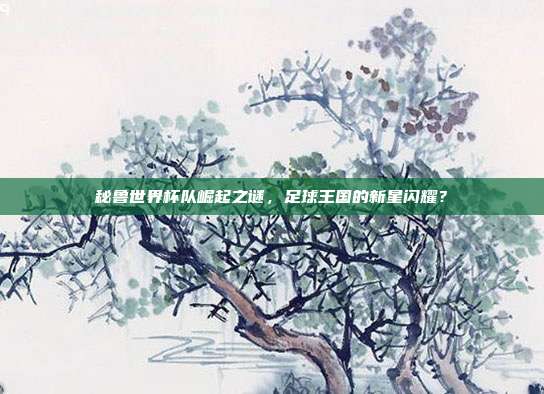 秘鲁世界杯队崛起之谜，足球王国的新星闪耀？