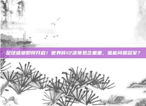 足球盛宴即将开启！世界杯12决赛悬念重重，谁能问鼎冠军？