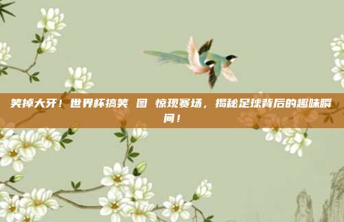 笑掉大牙！世界杯搞笑 图 惊现赛场，揭秘足球背后的趣味瞬间！