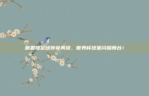 喀麦隆足球传奇再续，世界杯球星闪耀舞台！