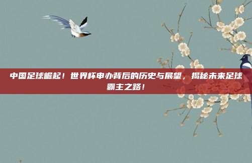 中国足球崛起！世界杯申办背后的历史与展望，揭秘未来足球霸主之路！