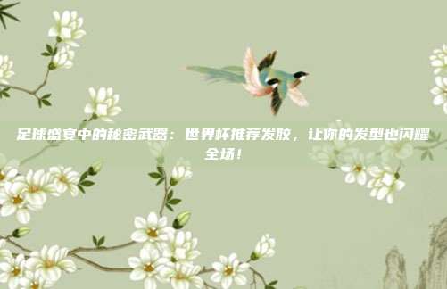 足球盛宴中的秘密武器：世界杯推荐发胶，让你的发型也闪耀全场！