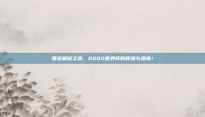 国足崛起之路，2002世界杯的辉煌与遗憾！
