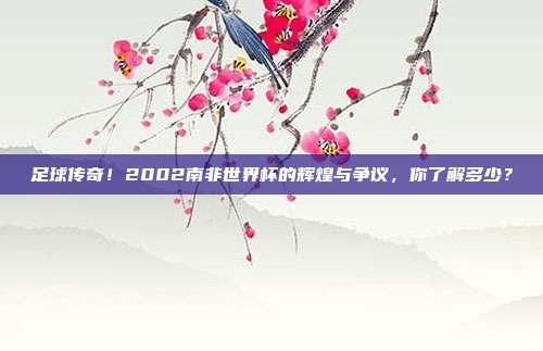 足球传奇！2002南非世界杯的辉煌与争议，你了解多少？