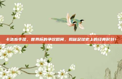 卡洛斯手球，世界杯的争议瞬间，揭秘足球史上的经典时刻！