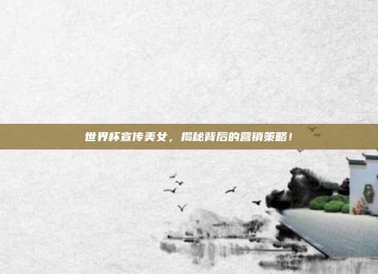 世界杯宣传美女，揭秘背后的营销策略！