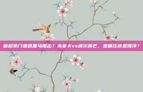 葡超豪门遭遇黑马阻击？本菲卡vs波尔蒂芒，是碾压还是爆冷？