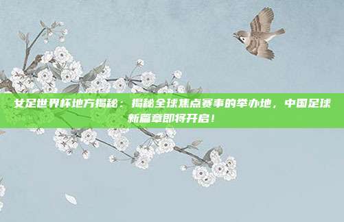 女足世界杯地方揭秘：揭秘全球焦点赛事的举办地，中国足球新篇章即将开启！